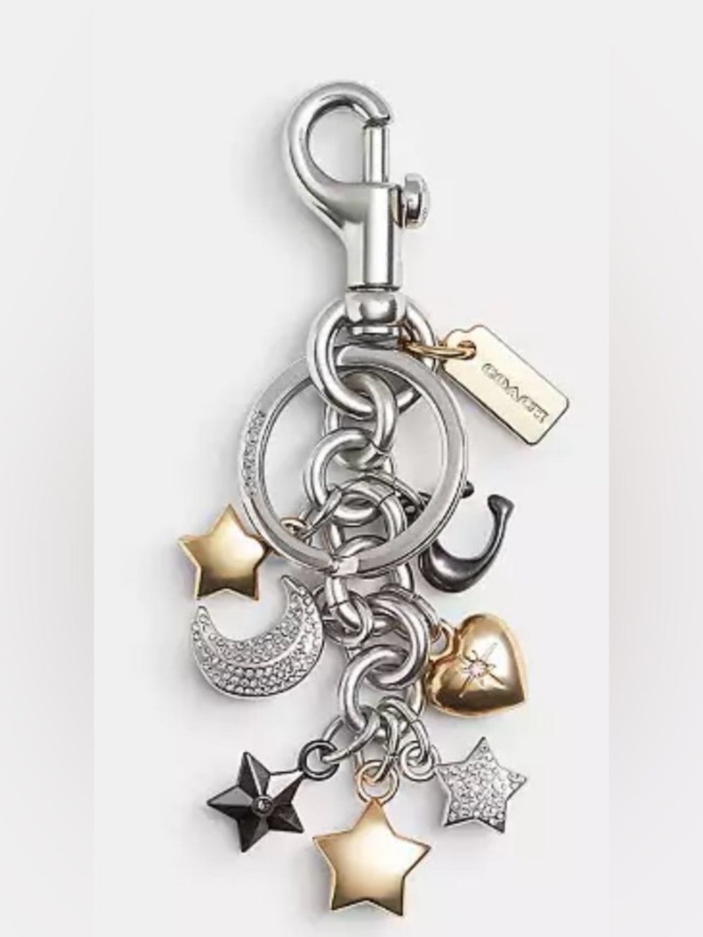 ✨NWT Coach Star Cluster Bag Charm🖤